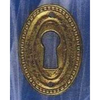 Επιστόμιο Κλειδαριάς Οβάλ 32X26mm Antique Gold_160875